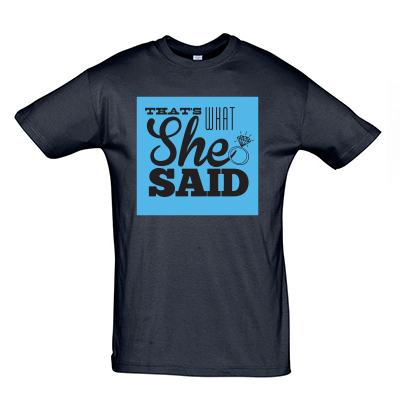 That’s what she said
